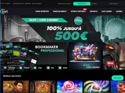 Cbet Casino Website Screenshot
