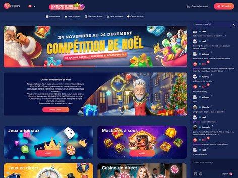 Celsius Casino Website Screenshot