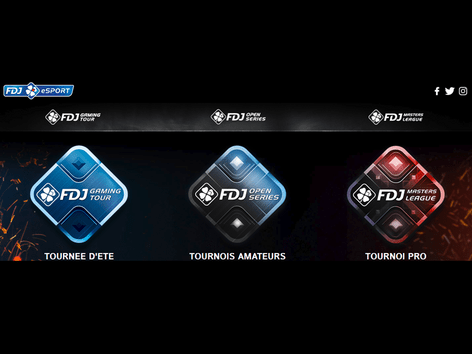 FDJ eSports Website Screenshot