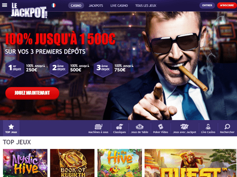 LeJackpot Casino Website Screenshot