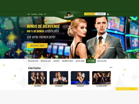 Ma Chance Casino Website Screenshot