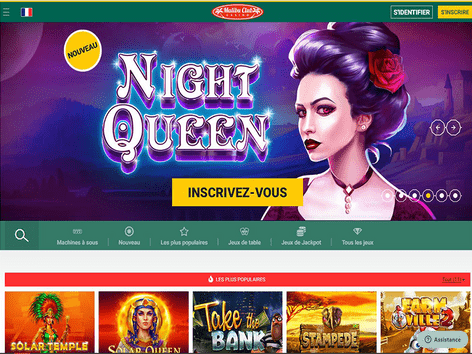 Malibu Club Casino Website Screenshot