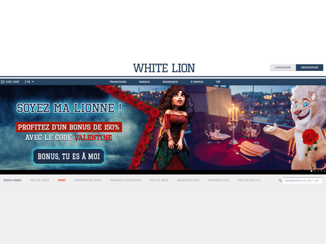 WhiteLion Website Screenshot