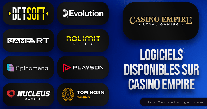 Logiciel de jeux de casino empire