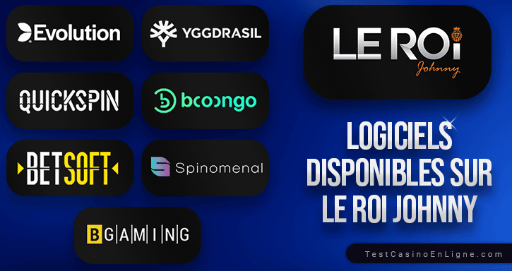 logiciels de  le Roi Johnny casino