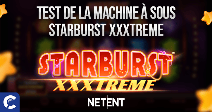 test de la machines a sous starburst xxxtreme