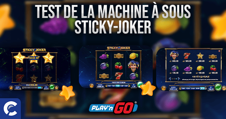 test du jeu sticky joker