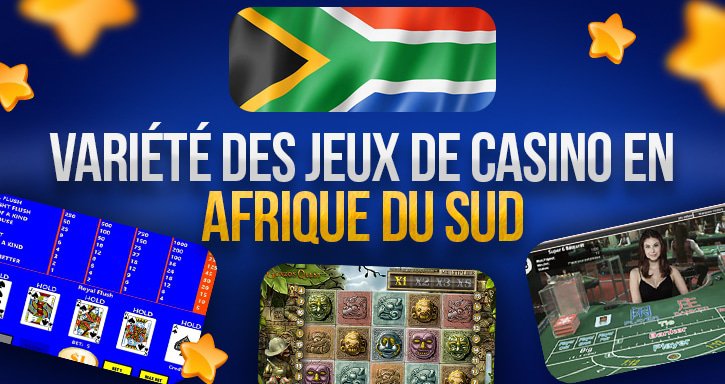 variété de jeux de casino