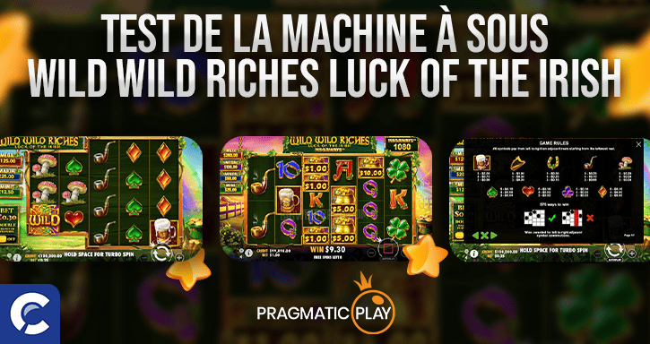 machines a sous wild wild riches luck of the irish